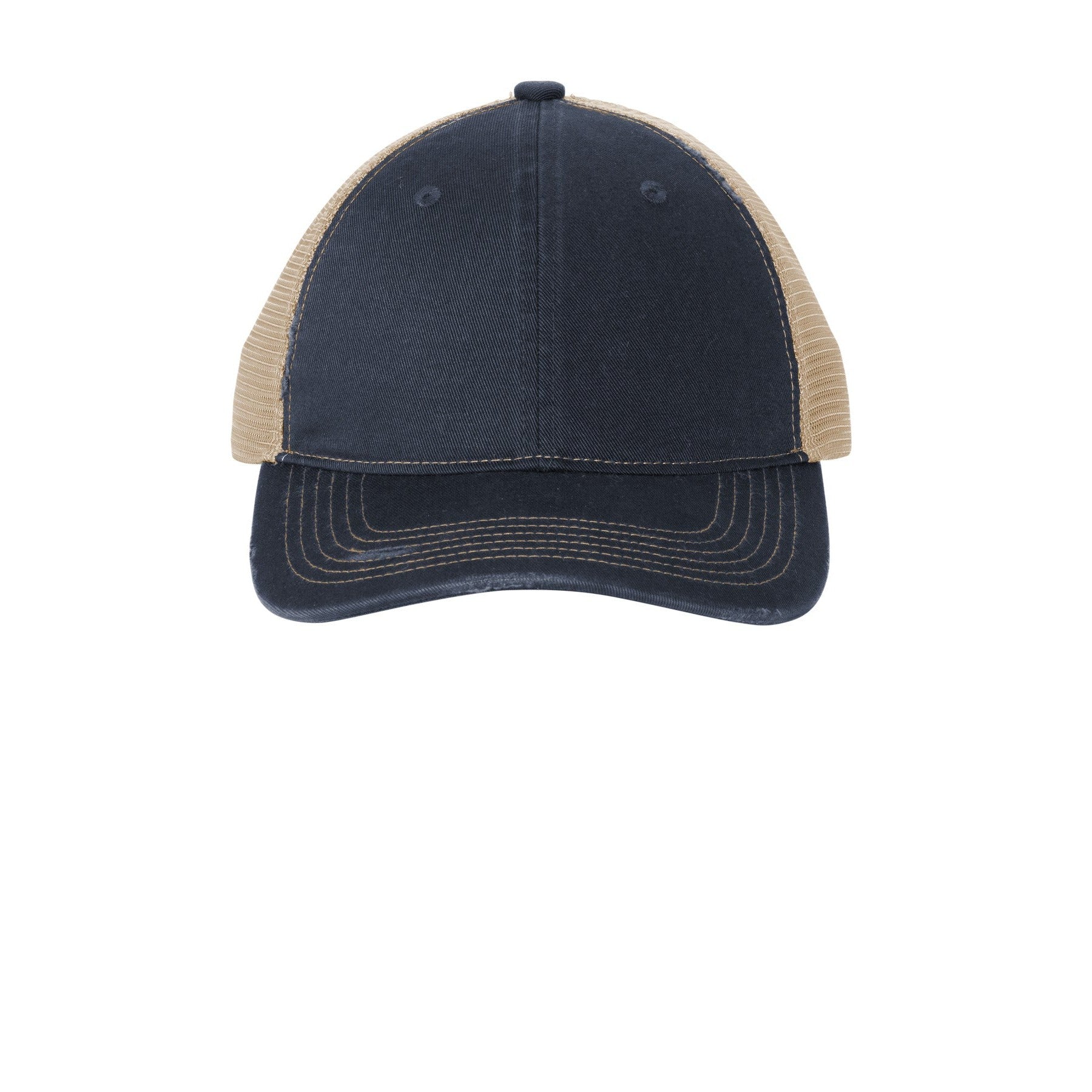 Port Authority-Port Authority® Distressed Mesh Back Cap C600-MedTech-7